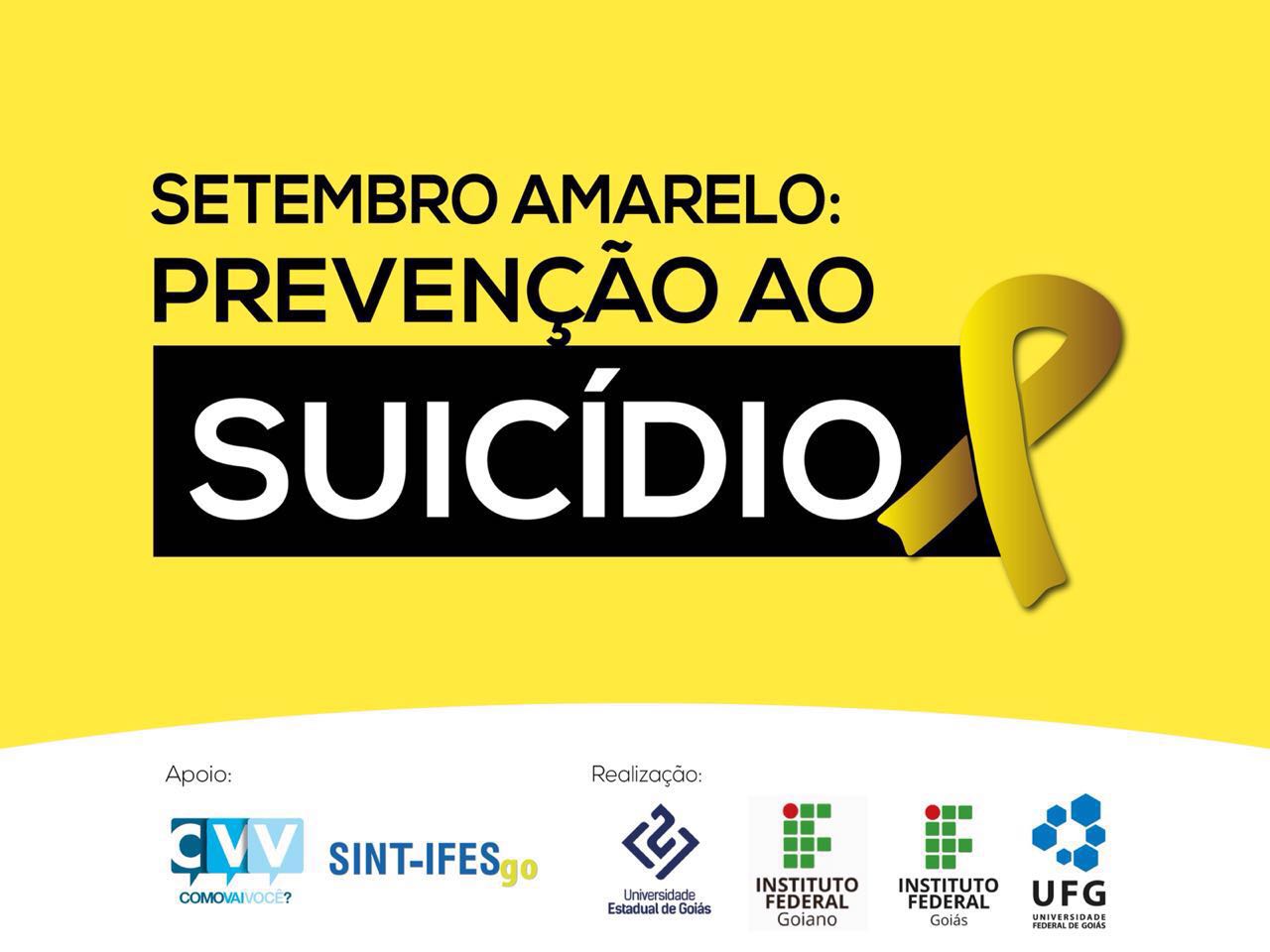 ilustração sobre a campanha Setembro Amarelo